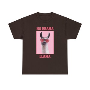 No Drama Llama Tee Embrace Positivity and Playfulness Keep the Llama Vibes Calm image 1