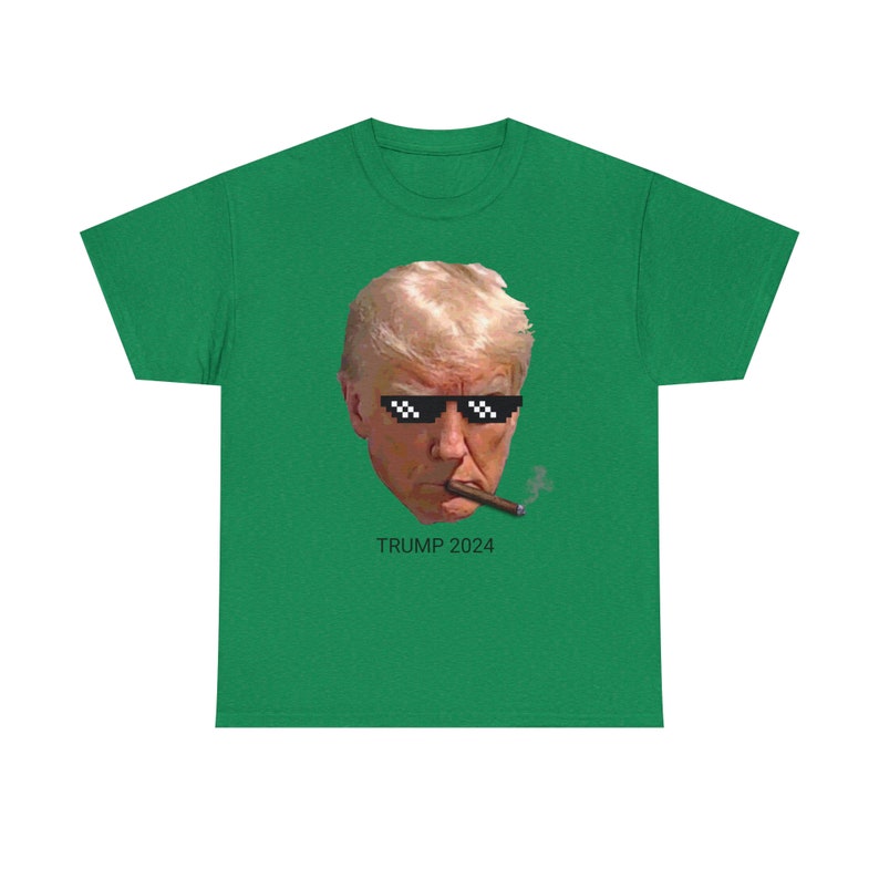 Donald Trump Mugshot T-shirt, Trump Mugshot Shirt, troefmuggenschot afbeelding 7