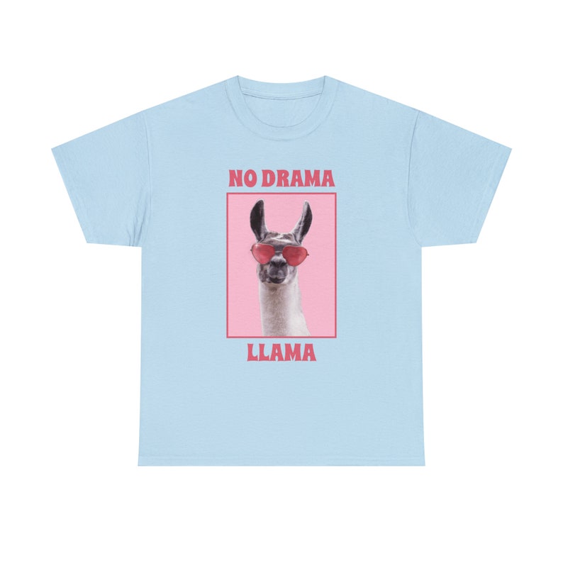 No Drama Llama Tee Embrace Positivity and Playfulness Keep the Llama Vibes Calm image 9