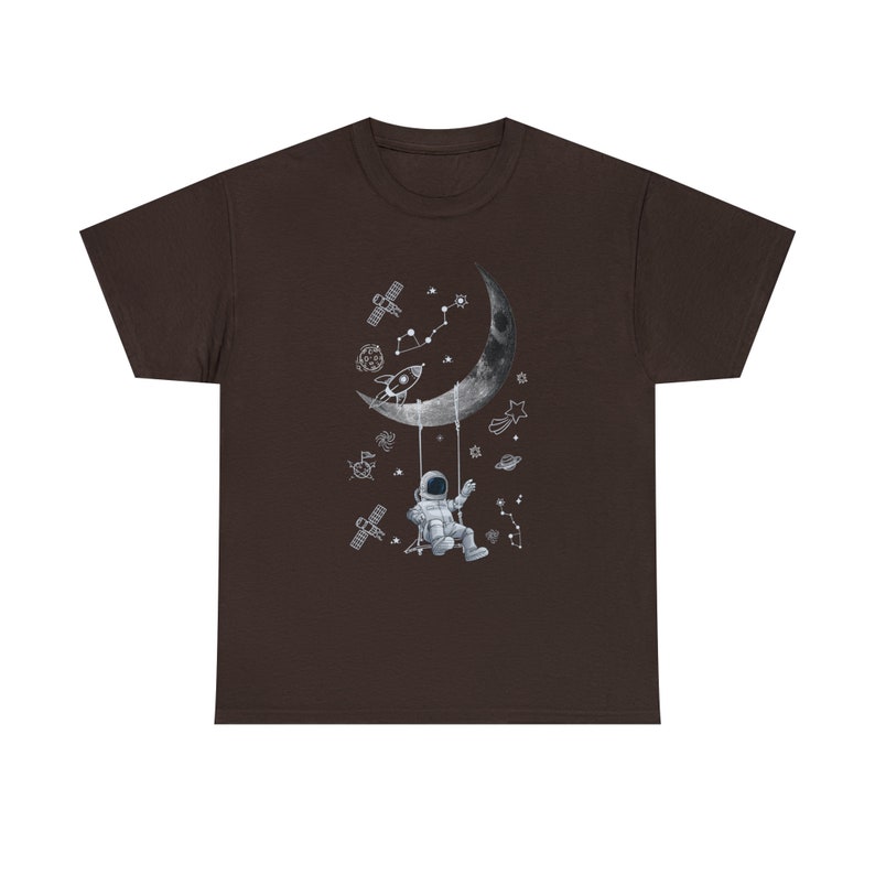 Moon Swing Astronaut Stars Tee Space Adventure Apparel Reach for the Stars image 7