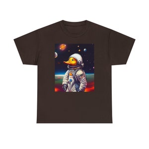 Space Duck Tee Quack-tastic Cosmic Adventure Unleash the Quirkiness image 7