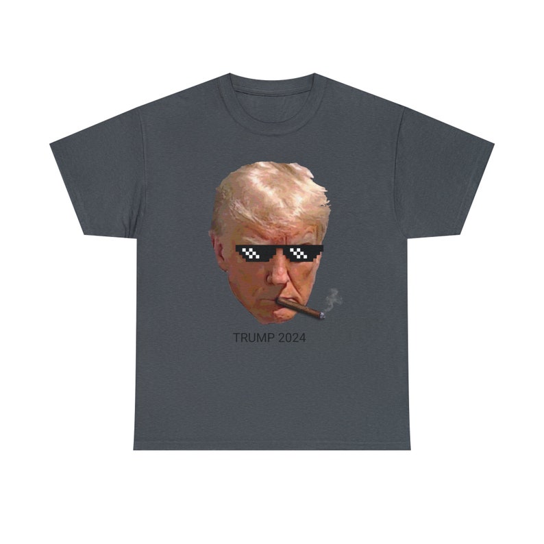 Donald Trump Mugshot T-shirt, Trump Mugshot Shirt, troefmuggenschot afbeelding 6