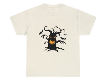 Creepy Tree Shirt - Get into the spooky spirit with our "Creepy Tree Halloween Tee"!