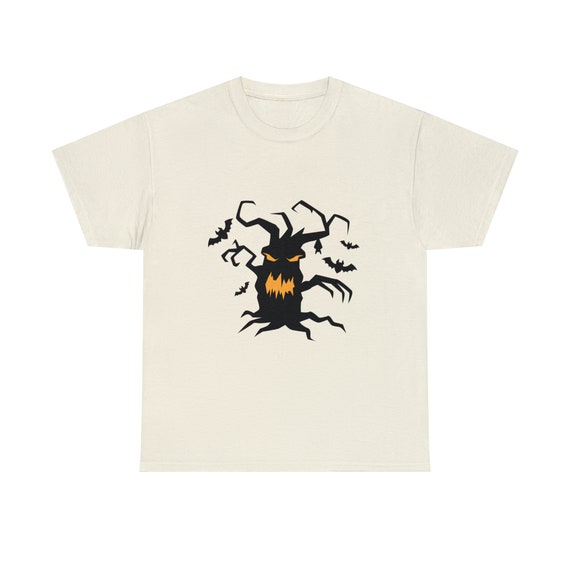 Creepy Tree Shirt - Get into the spooky spirit with our "Creepy Tree Halloween Tee"!