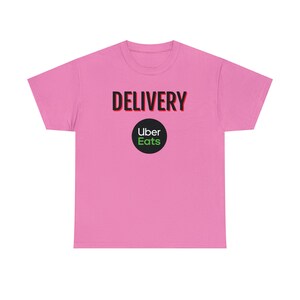 Delivery Uber Eats Tee Food Delivery Driver Shirt image 2