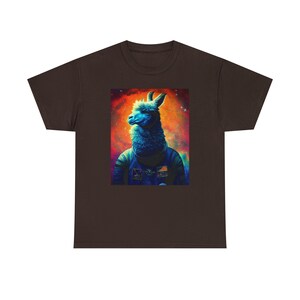 Space Llama Tee Cosmic Journey with a Llama Twist Embrace the Stellar Adventure image 7