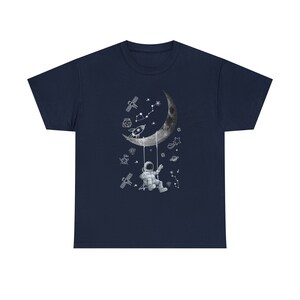 Moon Swing Astronaut Stars Tee Space Adventure Apparel Reach for the Stars image 9
