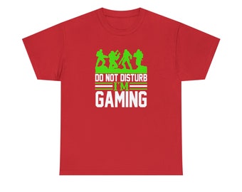 Do Not Disturb, I Am Gaming Tee - Mastering the Virtual Realm!