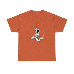 Slam Dunk Space Basketball Tee Cosmic Hoops for Basketball Fans Reach for the Stars image 8