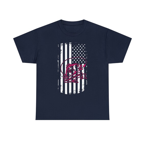 Gone Fishing Tee - Patriotic Retreat with the US Flag