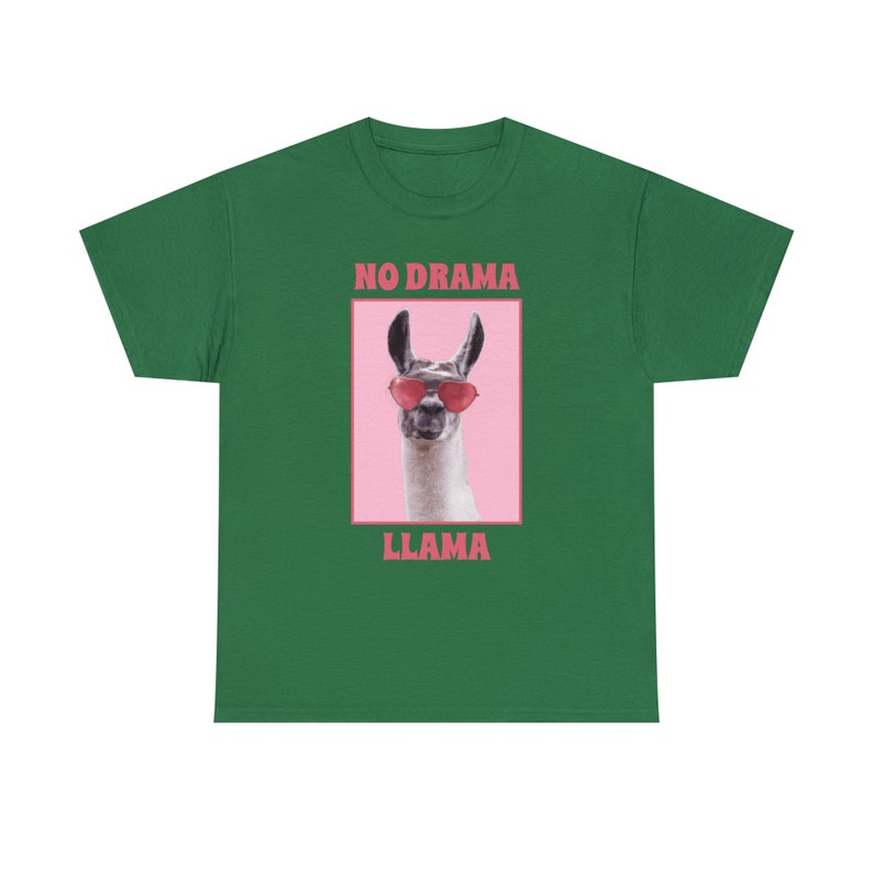 No Drama Llama Tee Embrace Positivity and Playfulness Keep the Llama Vibes Calm image 7