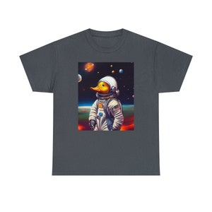 Space Duck Tee Quack-tastic Cosmic Adventure Unleash the Quirkiness image 6