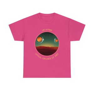 Live on Mars Tee Embrace the Future of Space Colonization Journey to the Red Planet image 9