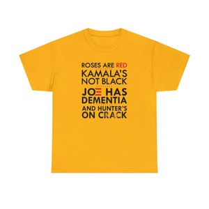 Roses are Red Biden and Kamala Inspirational Poetic Tee Show Your Support image 2