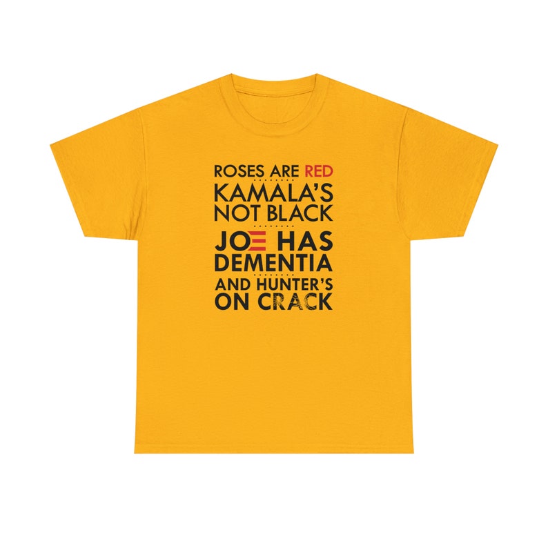 Roses are Red Biden and Kamala Inspirational Poetic Tee Show Your Support image 2