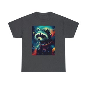 Space Raccoon Tee Cosmic Explorer with a Mischievous Twist Embark on Stellar Adventures image 10