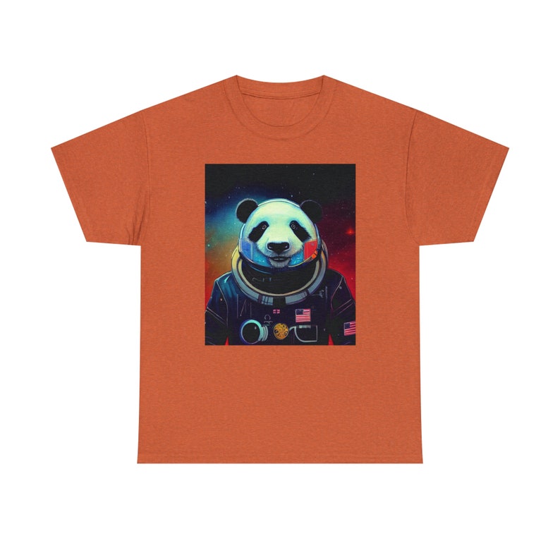 Space Panda Tee Galactic Adventure with a Panda Twist Explore the Cosmic Cuteness image 7