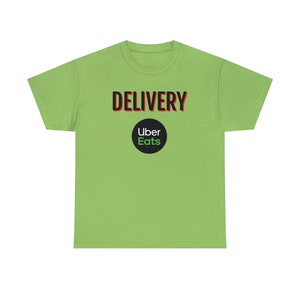 Delivery Uber Eats Tee Food Delivery Driver Shirt image 1