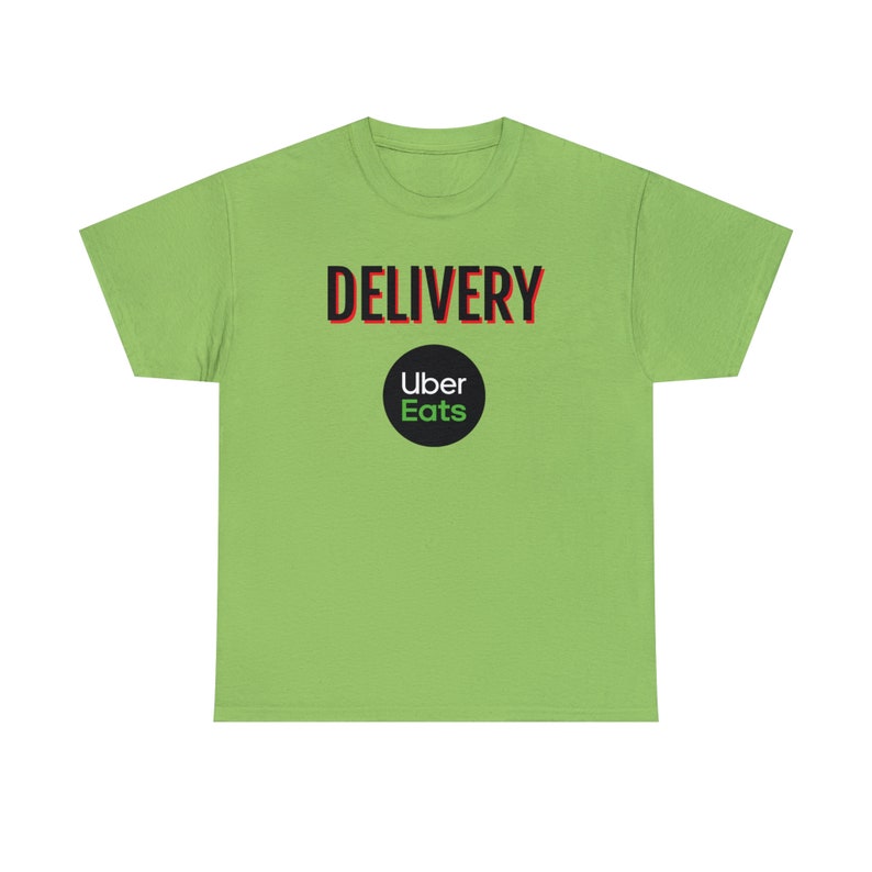 Delivery Uber Eats Tee Food Delivery Driver Shirt image 1