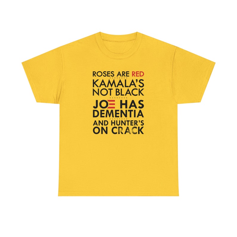 Roses are Red Biden and Kamala Inspirational Poetic Tee Show Your Support image 9