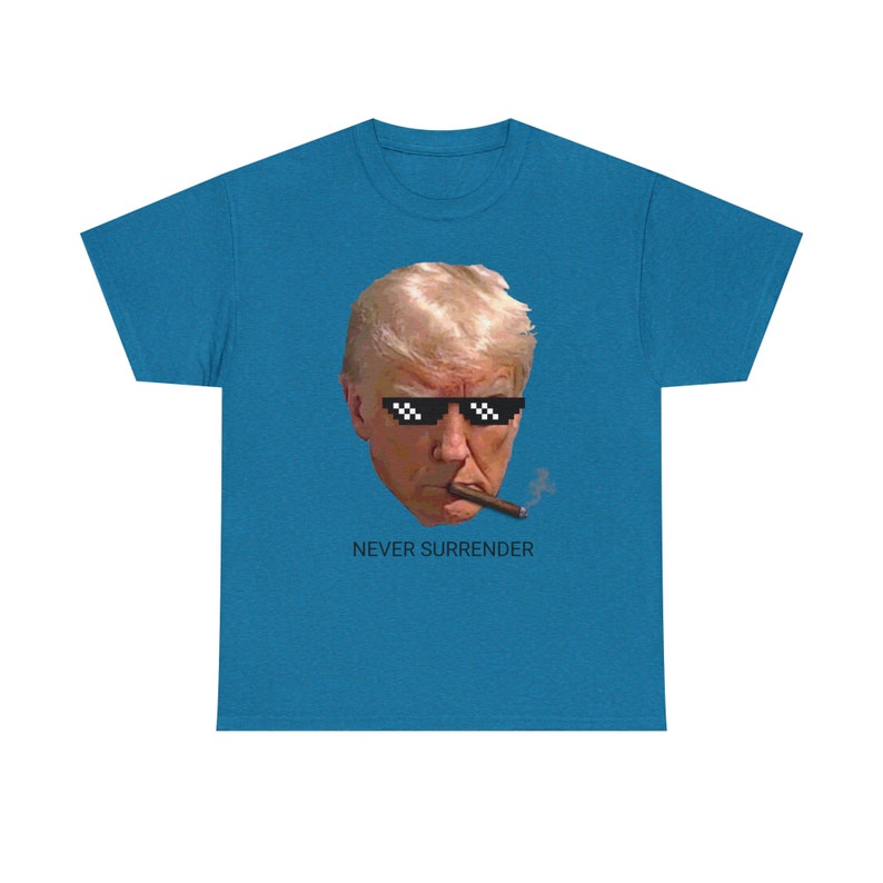 Trump Mugshot Never Surrender tee, trumpmugshot image 2