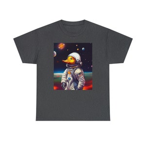 Space Duck Tee Quack-tastic Cosmic Adventure Unleash the Quirkiness image 8