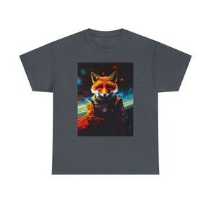 Space Fox Tee Galaktischer Entdecker mit Foxy Twist Unleash the Stellar Charm Bild 6