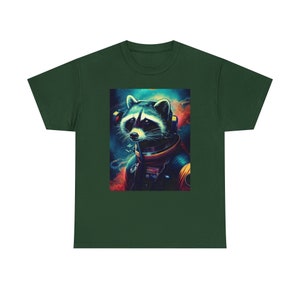 Space Raccoon Tee Cosmic Explorer with a Mischievous Twist Embark on Stellar Adventures image 4