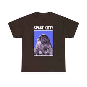 Space Kitty Astronaut Tee Cosmic Adventures with a Feline Twist Purrfectly Stellar image 7