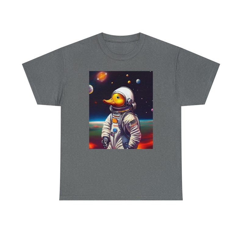 Space Duck Tee Quack-tastisches Kosmisches Abenteuer Entfessle die Skurrilität Bild 4