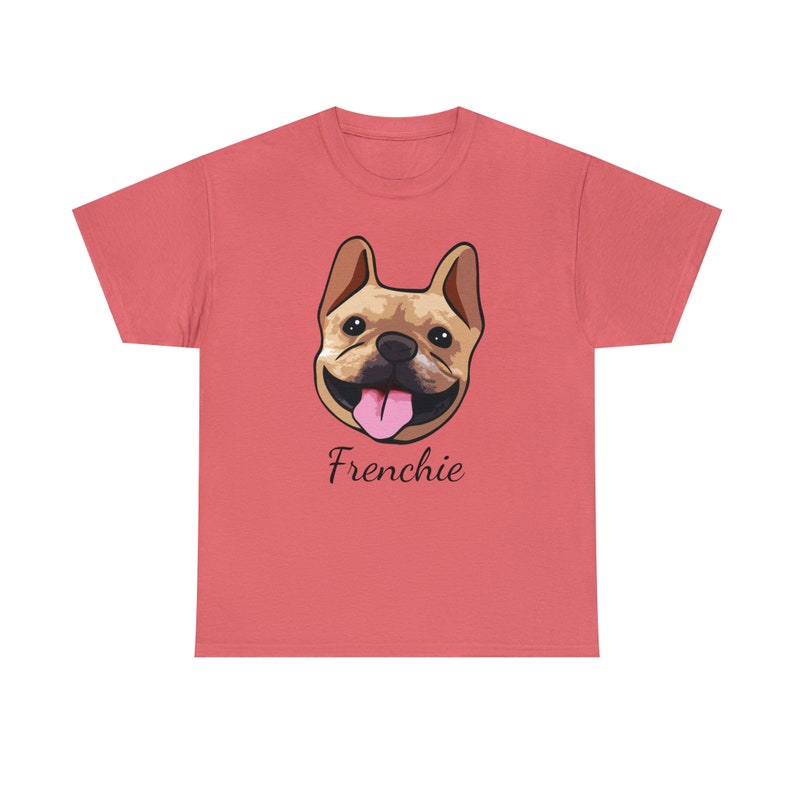 Golden Brown French Bulldog Face Shirt image 8
