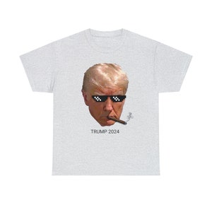 Donald Trump Mugshot T-shirt, Trump Mugshot Shirt, troefmuggenschot afbeelding 8