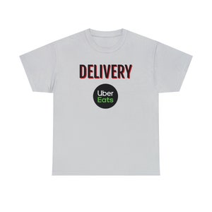 Delivery Uber Eats Tee Food Delivery Driver Shirt image 5