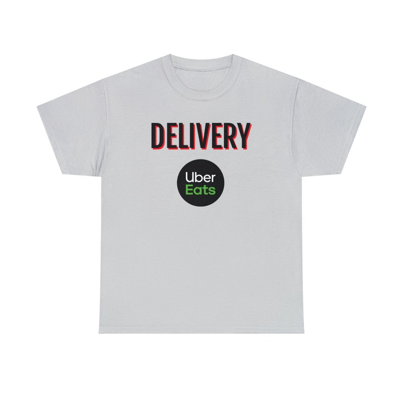 Delivery Uber Eats Tee Food Delivery Driver Shirt image 5
