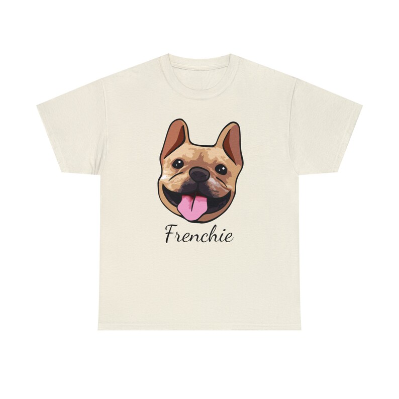 Golden Brown French Bulldog Face Shirt image 10