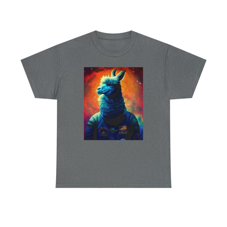 Space Llama Tee Cosmic Journey with a Llama Twist Embrace the Stellar Adventure image 4