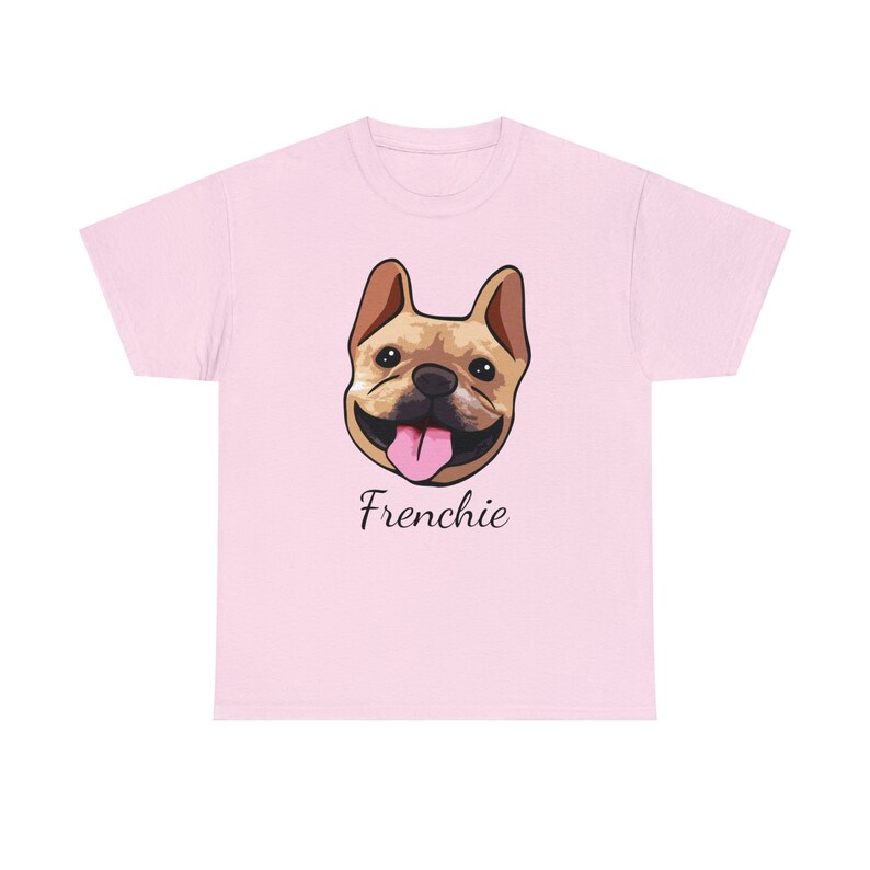 Golden Brown French Bulldog Face Shirt image 5