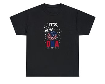 DNA with US Flag Tee