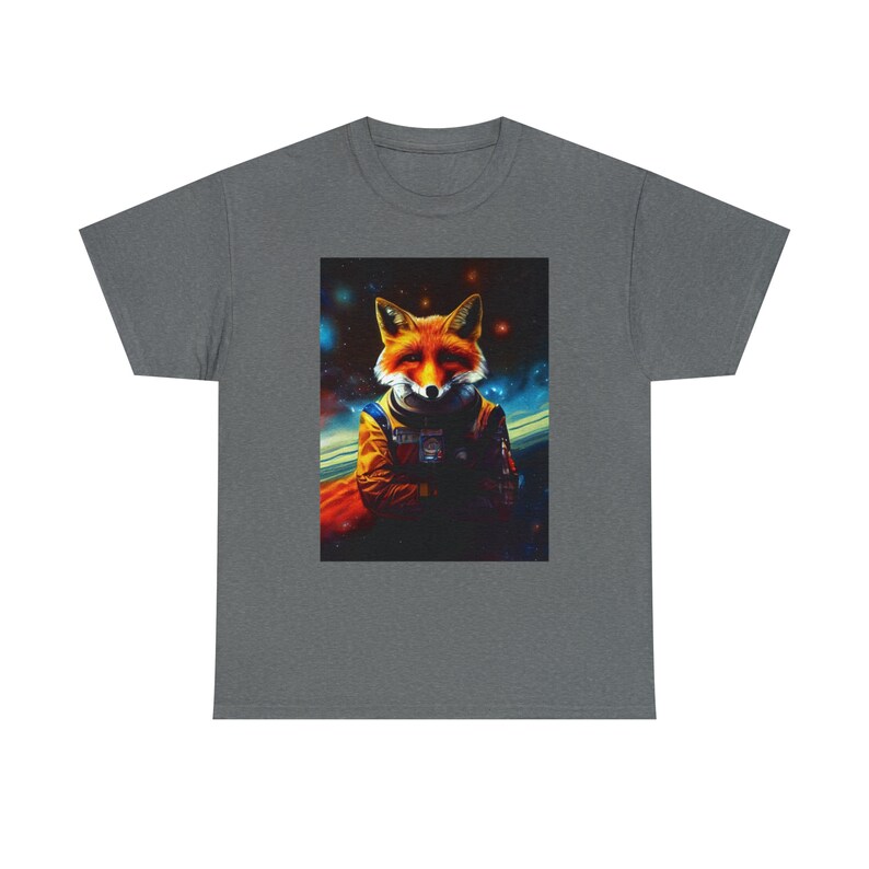 Space Fox Tee Galactic Explorer with a Foxy Twist Unleash the Stellar Charm image 4