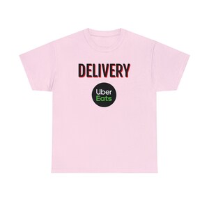 Delivery Uber Eats Tee Food Delivery Driver Shirt image 6