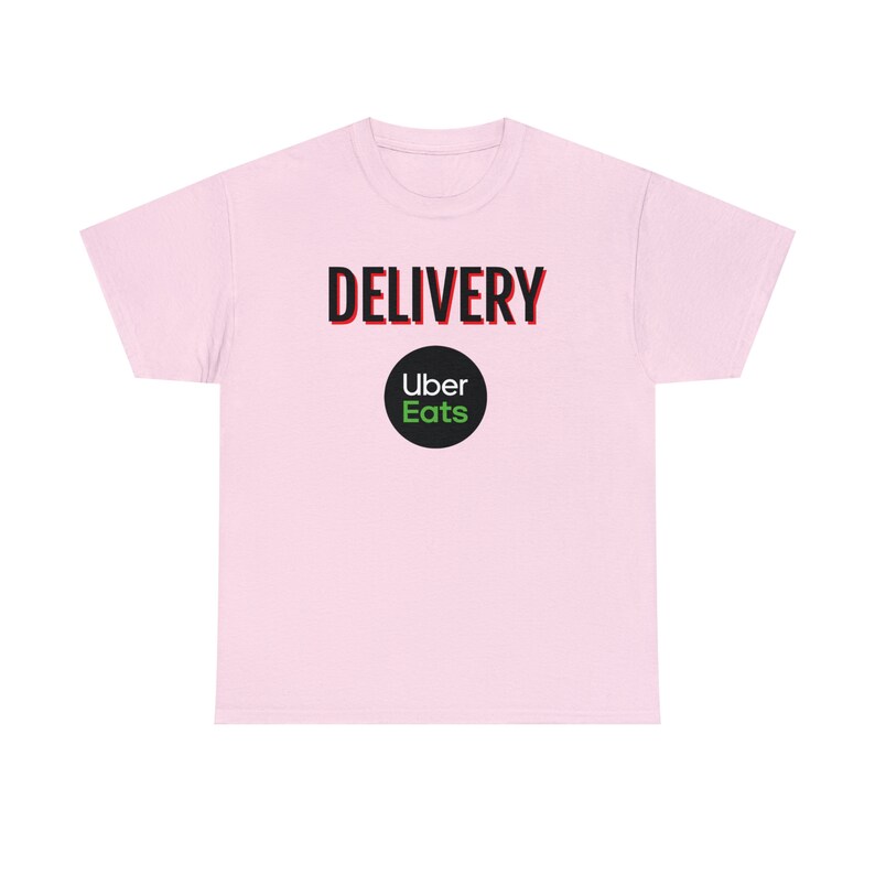 Delivery Uber Eats Tee Food Delivery Driver Shirt image 6