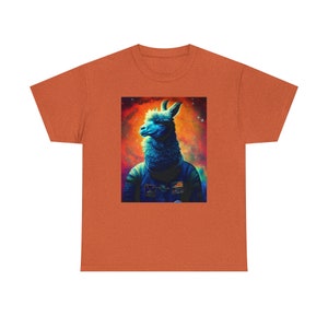 Space Llama Tee Cosmic Journey with a Llama Twist Embrace the Stellar Adventure image 1