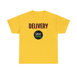 Delivery Uber Eats Tee Food Delivery Driver Shirt image 8