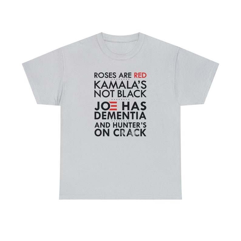 Roses are Red Biden and Kamala Inspirational Poetic Tee Show Your Support image 3