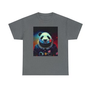 Space Panda Tee Galactic Adventure with a Panda Twist Explore the Cosmic Cuteness image 4