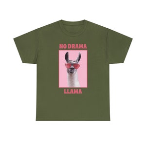 No Drama Llama Tee Embrace Positivity and Playfulness Keep the Llama Vibes Calm image 6