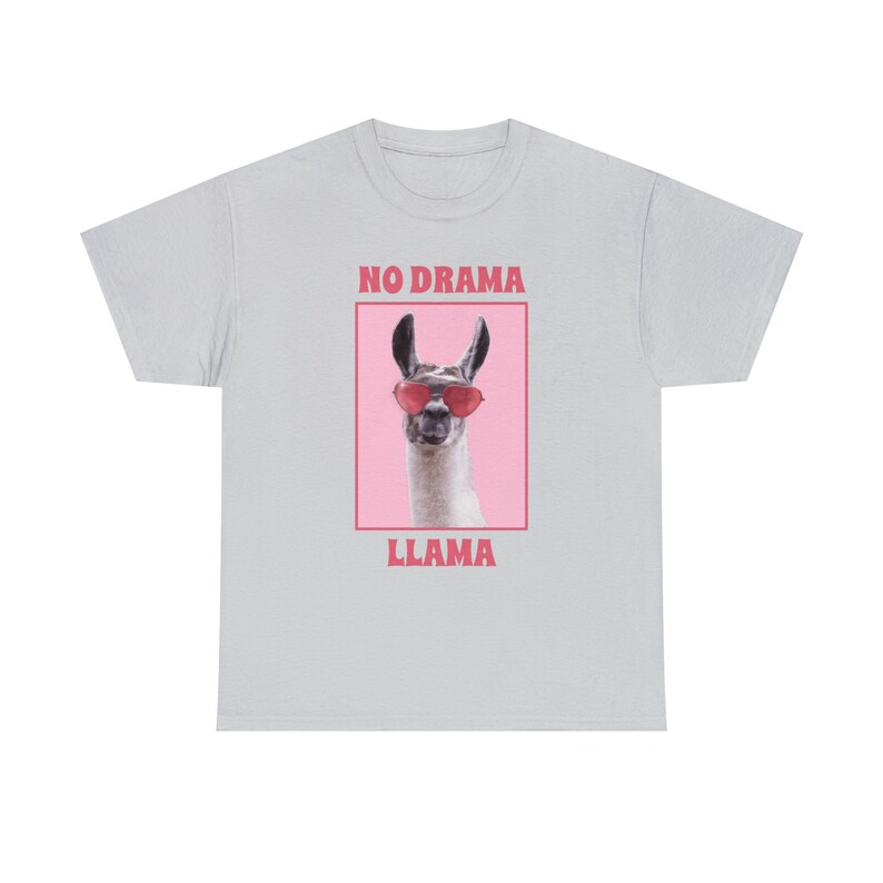 No Drama Llama Tee Embrace Positivity and Playfulness Keep the Llama Vibes Calm image 4