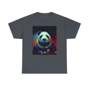Space Panda Tee Galactic Adventure with a Panda Twist Explore the Cosmic Cuteness image 6