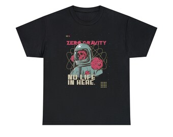 Zero Gravity Space Skull Tee - Defying Boundaries, Embracing Eternity!