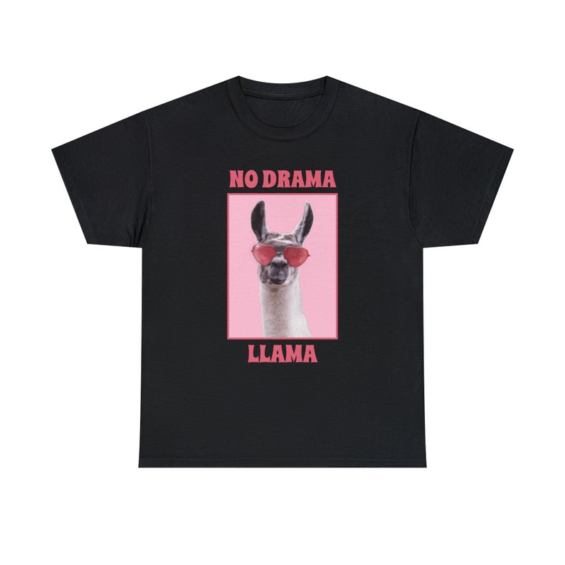 No Drama Llama Tee Embrace Positivity and Playfulness Keep the Llama Vibes Calm image 2